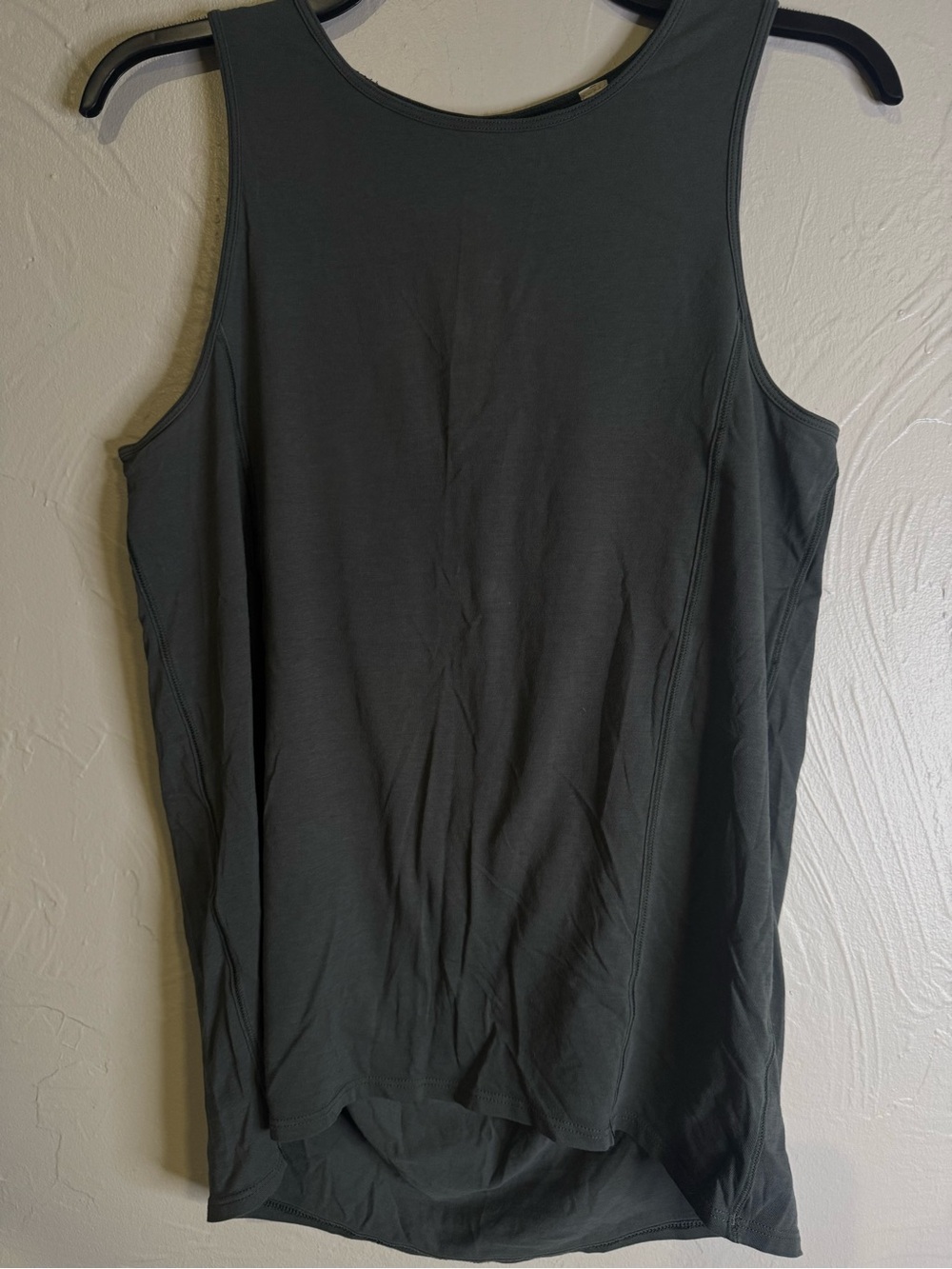lululemon athletica Dark Gray Scoop Neck Tank